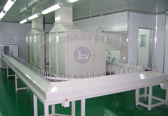 塑料件回轉(zhuǎn)自動(dòng)噴漆線(xiàn)