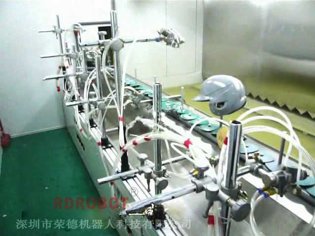 頭盔安全帽自動(dòng)噴涂線(xiàn)